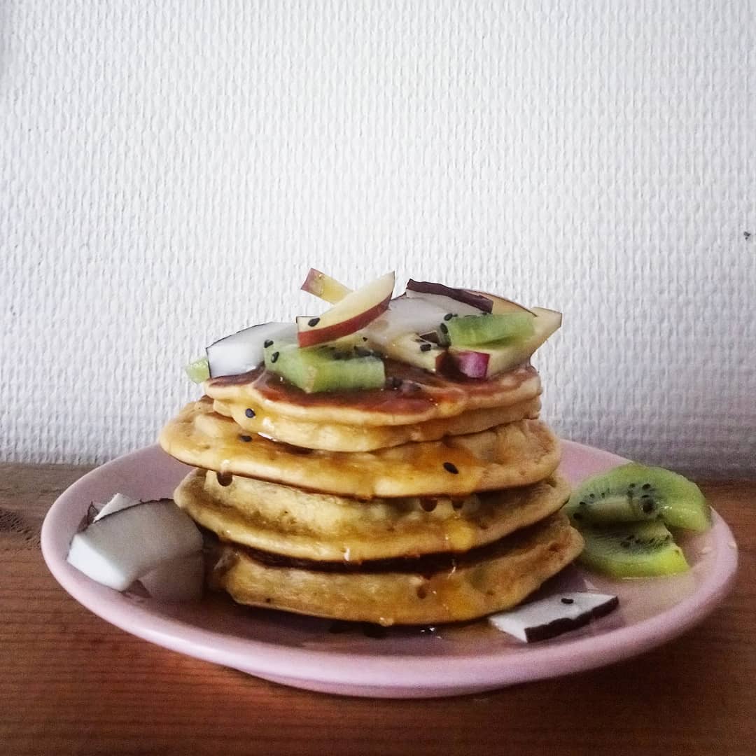 Pancakes moelleux / sans gluten - lactose ni sucre. - Octavie and the