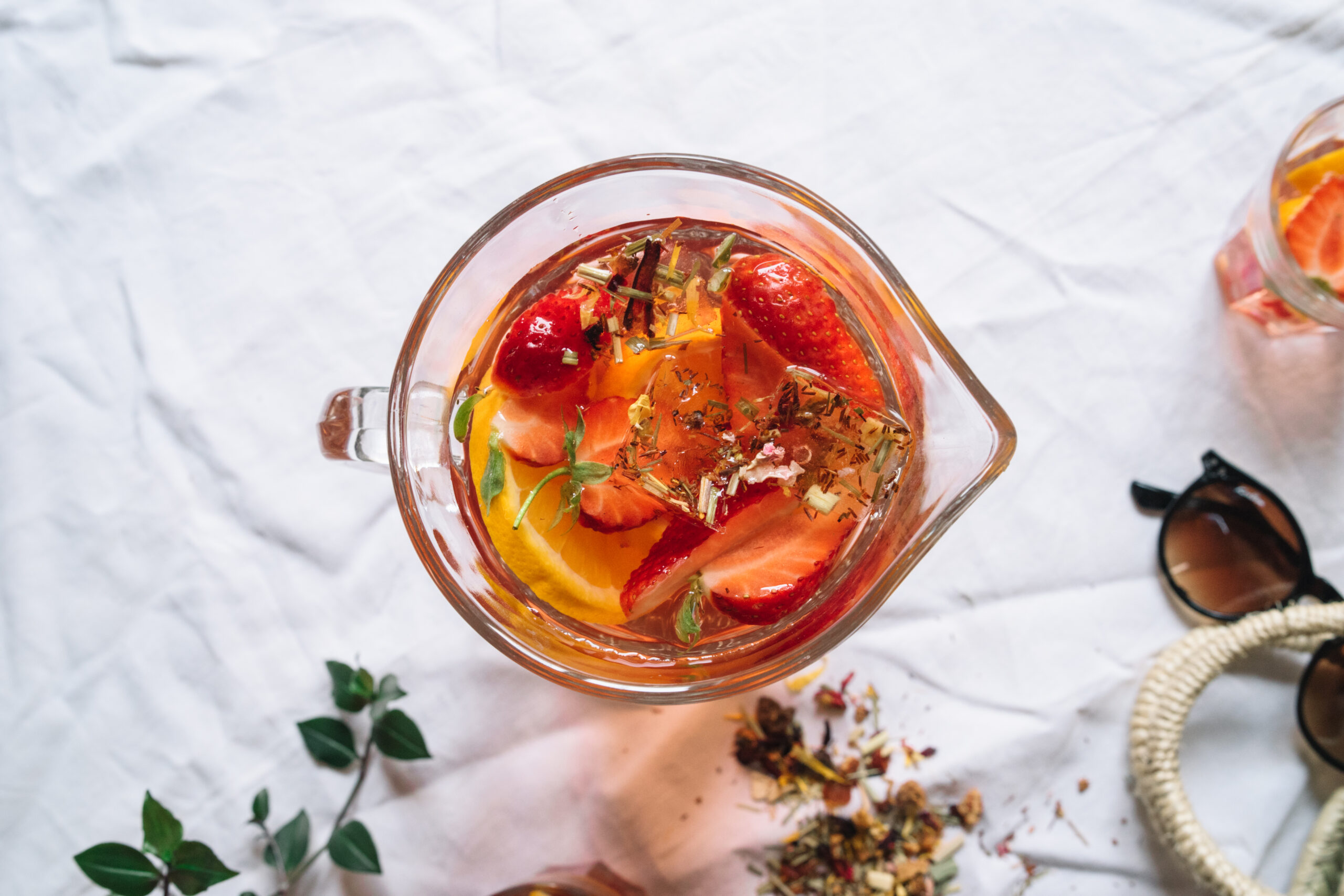Thé glacé Rooibos – orange & fruits rouges